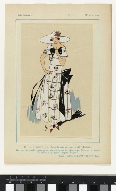 Çok Parisli, 1923, No 5: 17.- Utangaçlık. - 1. Tesettür elbise... by Anonymous