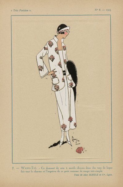 Çok Parisli, 1923, No 8: 7.- WANG-TAÏ. - Bu ipek şam... by Anonymous