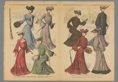 La Mode du Petit Journal'dan iki sayfa, 10 Kasım 1902 by Anonymous