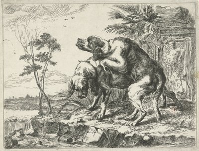 iki çiftleşen köpek Köpekler (dizi adı) by Anonymous