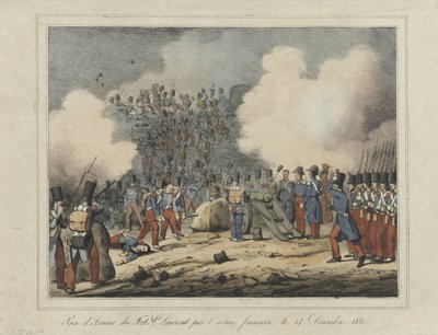 Verovering van de Lunet van Saint-Laurent, 1832 Fort St. Laurent