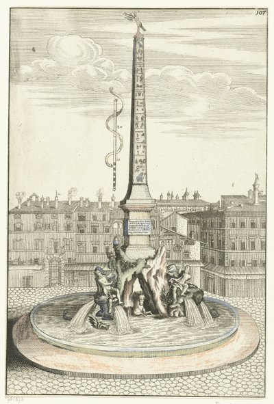 Vier Stromen Fontein Innocentivs deci mvs p.m. Pamphilus