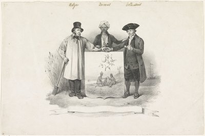 1826 Belçikalı, Cava ve Hollandalı ile arması by Anonymous