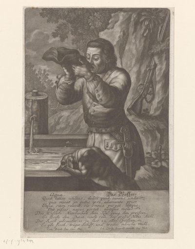 su Aqua / Das Wasser (nesne üzerindeki başlık) by Anonymous