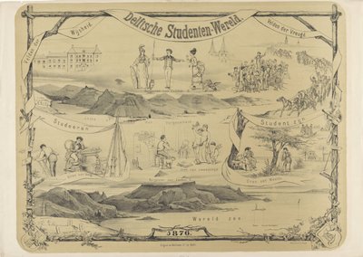 Delft öğrencisinin dünyası, 1876 Delft Öğrenci Dünyası (nesne üzerindeki başlık) by Anonymous