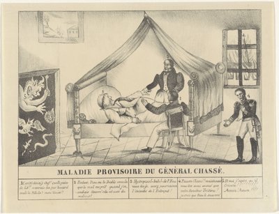 Ziekbed van genel Şasi, 1830 General Chassé