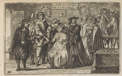 Dans Ederek Hastalığı Tedavi Etmek, 1673 La Maladie Guarie par la dance / Dans yoluyla hastalıkları tedavi etmek. 1673 (nesne üzerindeki başlık) by Anonymous
