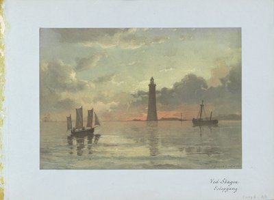 C. Frederick Sörensen Ved Skagen Solopgang tarafından boyandıktan sonra gün doğumu. (nesne üzerindeki başlık) by Anonymous