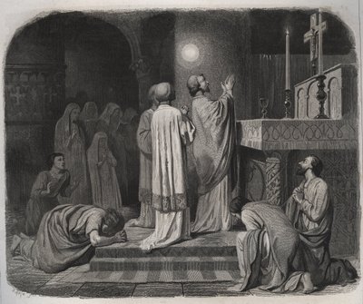 Çalışırken, SAINT MARTIN eveque de Tours