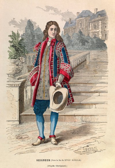 17. yüzyılın sonlarına doğru bir lord - Asilzade, 17. yüzyılın sonları - özel koleksiyon by Anonymous Anonymous