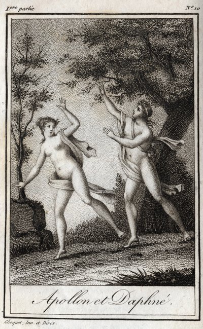 Apollon ve Defne. Peri Daphne, Apollo