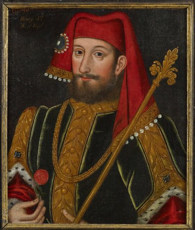 Barok: İngiltere Kralı IV. Henry (1367-1413), Anonim, ca. 1600. Ahşap üzeri yağlı boya, 50,5x43. Özel koleksiyon by Anonymous Anonymous