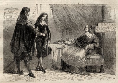 Kardinal Mazarin ve Jean-Baptiste Colbert, Fransız devlet adamları by Anonymous Anonymous