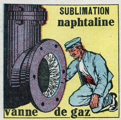 Durumlardaki değişiklikler: süblimleşme. Naftalin deposu gaz vanasını tıkar. 1925