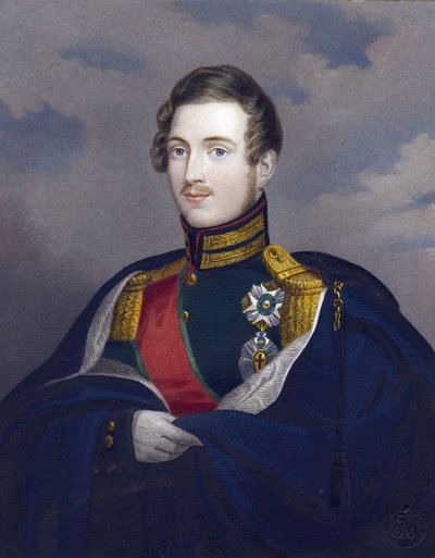 Constantin Pavlovitch, Grand Duc de Russie ou Constantin Pavlovitch Romanov - Rusya Büyük Dükü Constantine Pavlovich (1779-1831) - Anonim - 1825 - Bakır gravür, sulu boya - 15,8x12,6 - Özel Koleksiyon by Anonymous Anonymous