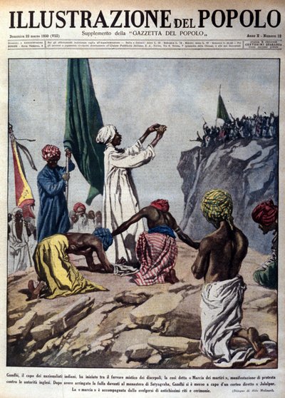 Siyasi lider Mohandas Karamchand Gandhi