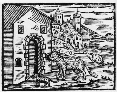 Şeytan ve cadı, kurt ve kediye dönüşür - “” Compendium Maleficarum””, cadılar, kötülükleri ve sortileri hakkında fırsatlar, Francesco Maria Guazzo veya Guaccio veya Guaccius (15?? -16??) 1608 Özel Koleksiyon by Anonymous Anonymous