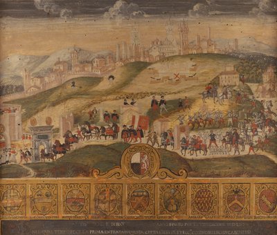 Duke Cosimo I de Medici Siena'ya varıyor by Anonymous Anonymous