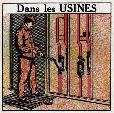 Elektrik boruları: tesislerde boru hattı. 1925
