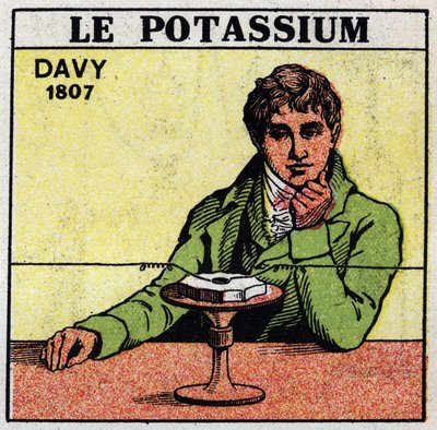 Elektrokimya: Potasyum (potasyum) ve sodanın 1807