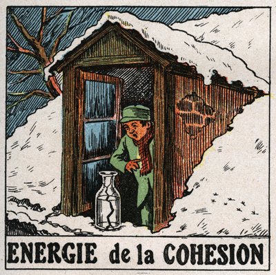 Uyum enerjisi: Soğuk su vazoyu kırar. 1925