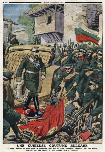 Birinci Balkan Savaşı (Balkan): Bulgaristan Çarı I. Ferdinand (1861-1948), ordusu tarafından Mustafa Paşa