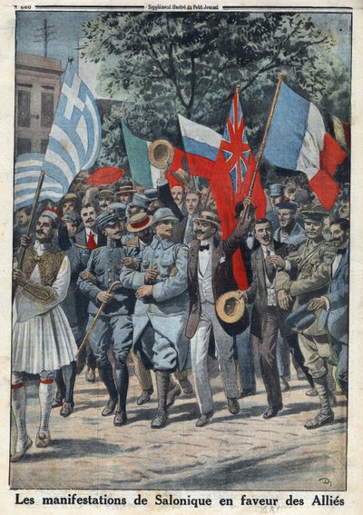 Birinci Dünya Savaşı 1914-1918 (14-18 Savaşı). Müttefikler lehine Selanik