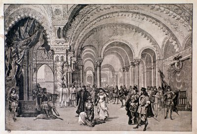 Giuseppe Verdi operası Otello'nun Teatro alla scala'daki ilk performansı by Anonymous Anonymous
