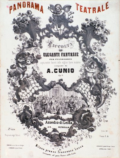 Elnava Cephesi veya Leiden Kuşatması, Errico Petrella by Anonymous Anonymous
