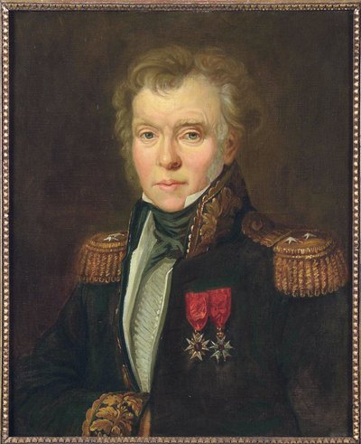 General Baron Ythier Sylvain Pryve (1762-1831), Anonim. Tuval üzerine yağlı boya, yaklaşık 1820. Ebat : 61x50 cm. Özel koleksiyon by Anonymous Anonymous