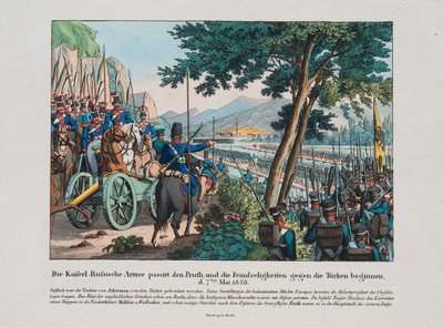 Guerre russo-turque de 1828-1829 - Rus ordusu, Mayıs 1828 par Anonim, c. 1830 - Gravür, sulu boya by Anonymous Anonymous