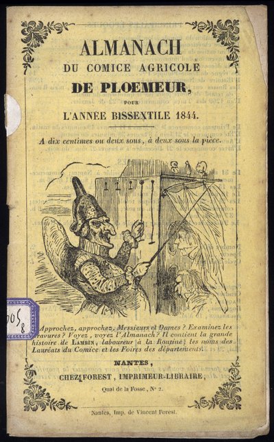 Guignol - Comice Agricole de Ploemeur Almanachının Kapağı by Anonymous Anonymous