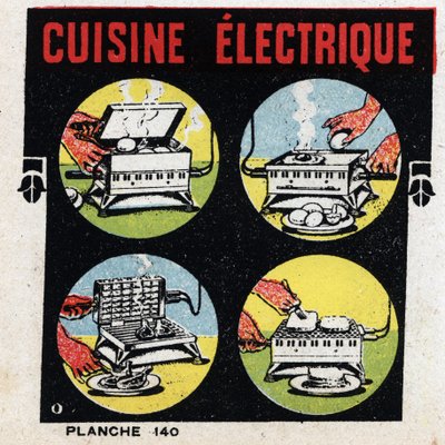 Ev elektriği kullanımı: ızgaralı elektrikli mutfak. 1925