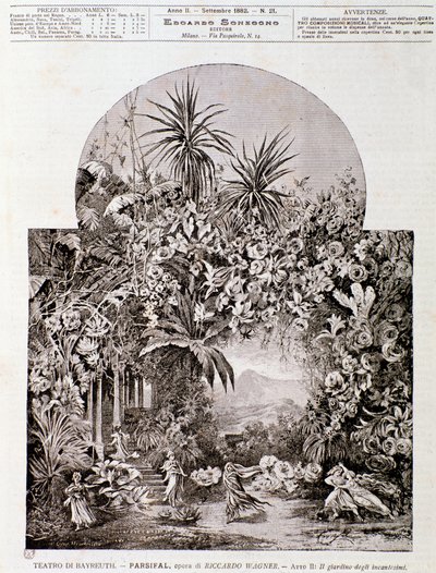 Wagner tarafından Parsifal için İllüstrasyon by Anonymous Anonymous