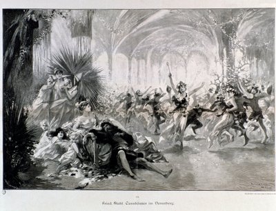 Wagner tarafından Tannhauser için illüstrasyon by Anonymous Anonymous
