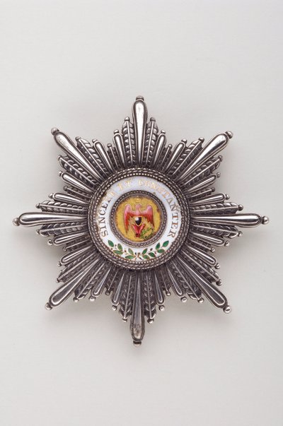 Prusya Krallığı - Kızıl Aiglon Nişanı: 1. sınıf plaka - model 1810 by Anonymous Anonymous