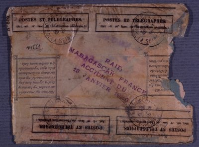 Madagaskar-Fransa Baskınının son mektubu (18 Ocak 1930 kazası) by Anonymous Anonymous