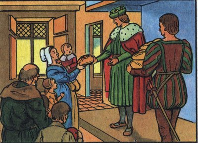 Fransa Kralı XII. Louis (1462-1515) “” Halkın Babası”” “Fransa Hükümdarları ve Devlet Başkanları Koleksiyonu””nda anonim resim. 20. yüzyıl. Özel koleksiyon. by Anonymous Anonymous