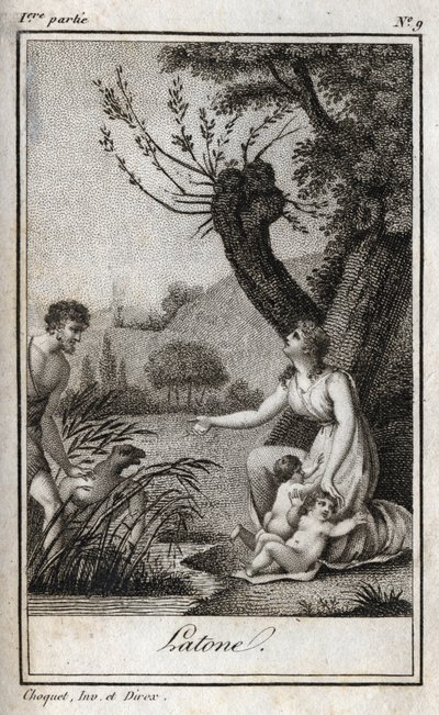 Leto, Letone, Latona, Charles Albert Demoustier (1760-1801) tarafından "Emilie