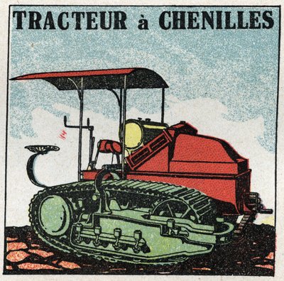 Mekanik çekiş: paletli traktör. 1925