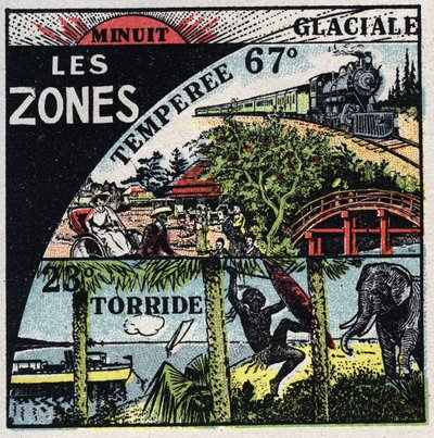 Meteoroloji: ısının yeryüzündeki dağılımı ve farklı iklimler (sıcak, ılıman, kutup bölgeleri). 1925