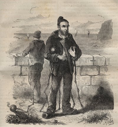 Ordu, 19. yüzyılda Toulon hapishanesine mahkum edildi. Pierre Zaccone (1817-1895) (Colonia Penale - Ceza kolonisi). Özel koleksiyon. by Anonymous Anonymous