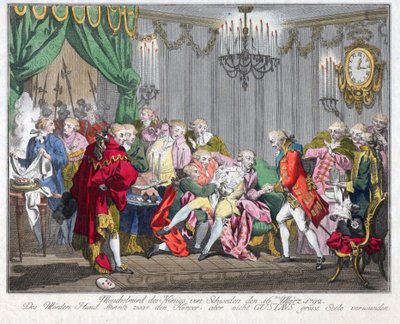 Mort de Gustave III de Suede (1746-1792) - 16 Mart 1792