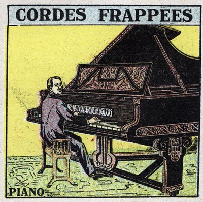 Müzik aletleri: vuruşlu yaylı çalgılar. Bir piyanist. 1925