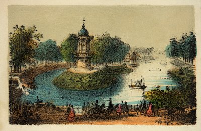 Paris 1874: Bois de Boulogne, Özel Koleksiyon by Anonymous Anonymous
