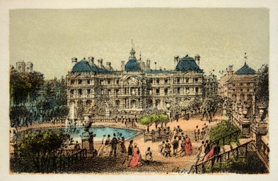 Paris 1874: Lüksemburg Bahçeleri, Özel Koleksiyon by Anonymous Anonymous