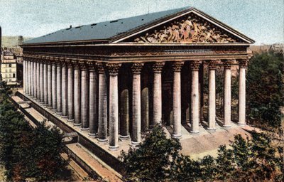 Paris: Mimar Pierre Alexandre Vignon (1763-1828) tarafından tasarlanan Madeleine Kilisesi