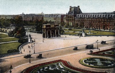 Paris: Tuileries (bahçe ve saray) ve Arc de Triomphe du Carrousel