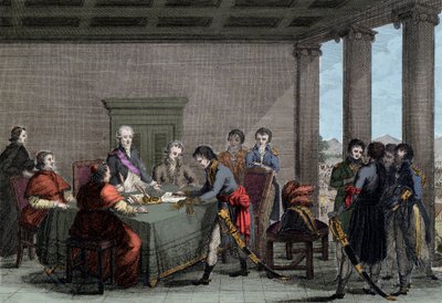 Napolyon I ve Papa Pius VI arasındaki Tolentino Barışı, 18 Şubat by Anonymous Anonymous
