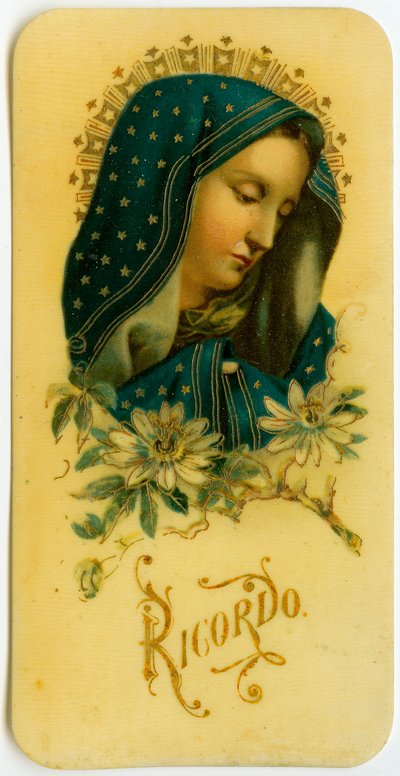 Dindar görüntü: Meryem Ana (kromolitografi) by Anonymous Anonymous